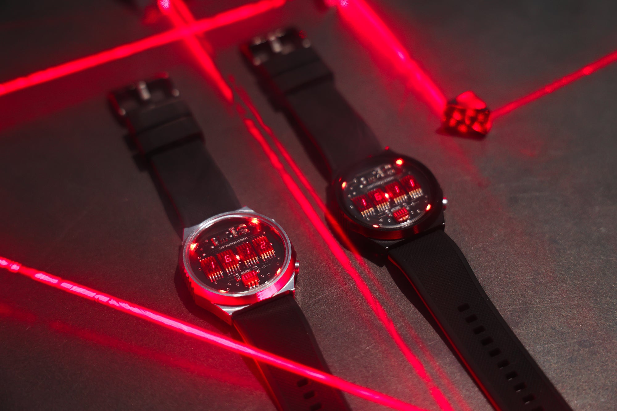 RETRO LED WATCH 'TimeRed' - NixoidStore