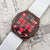 RETRO LED WATCH 'TimeRed' Old Metal