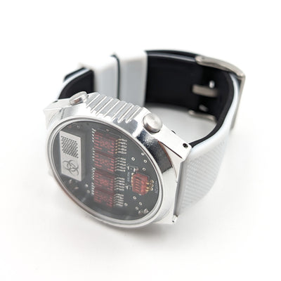 RETRO LED WATCH 'TimeRed' Biohazard