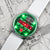 RETRO LED WATCH 'TimeRed' Biohazard