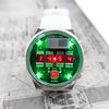 RETRO LED WATCH 'TimeRed' Biohazard