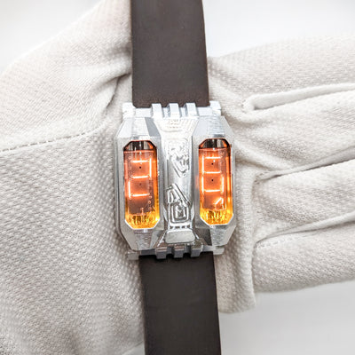 Nixie Tube Watch 'Futuristic Numitron' model 2S