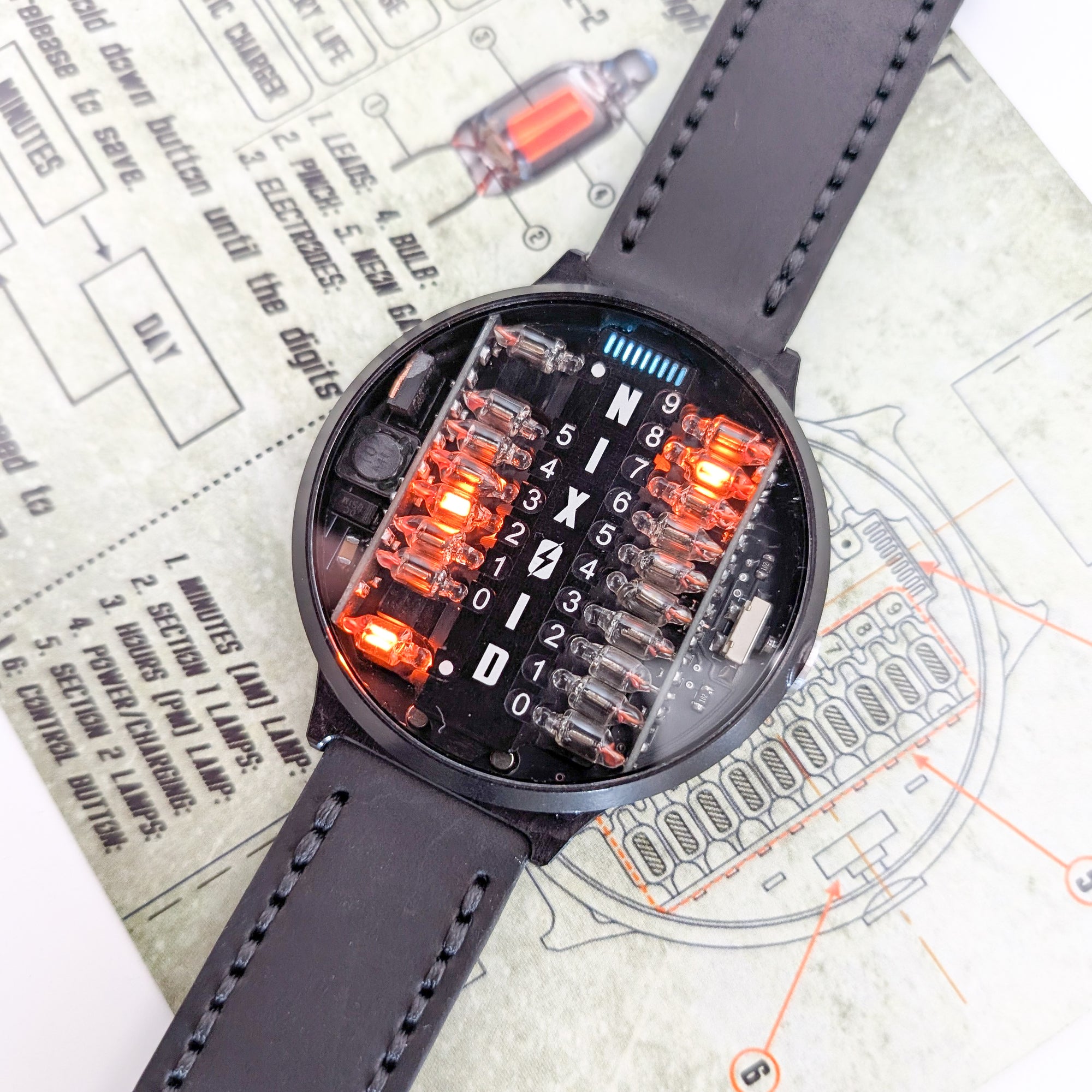 Nixie Tube Watch 'Neonix'