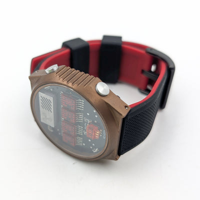 RETRO LED WATCH 'TimeRed' Radiation