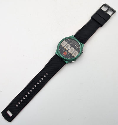 RETRO LED WATCH 'TimeRed' Ice Blue