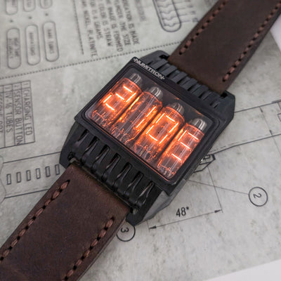 Nixie Tube Watch 'Futuristic Numitron IV-9'