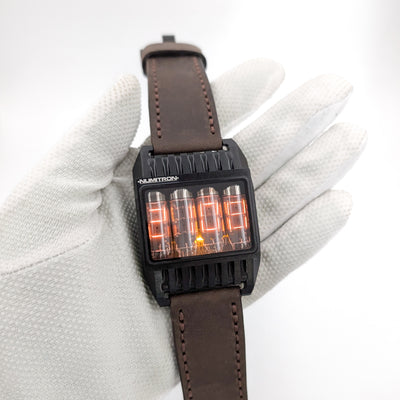 Nixie Tube Watch 'Futuristic Numitron IV-9'