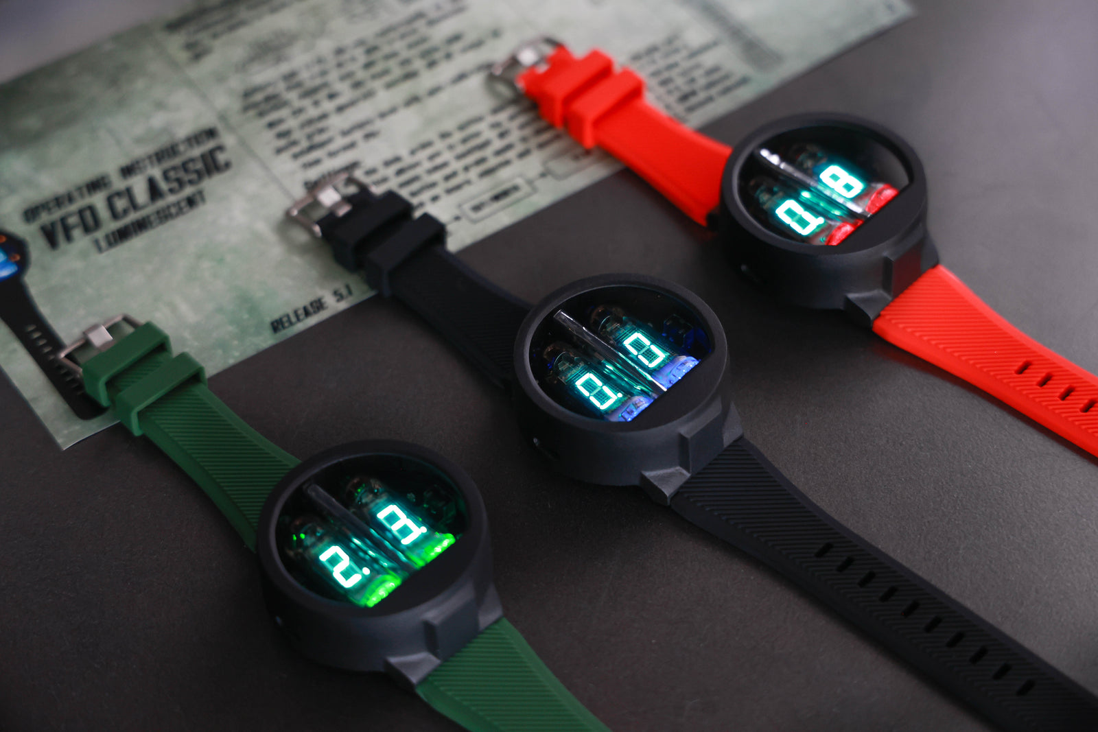 Nixie Tube Watch 'Classic VFD' - NixoidStore