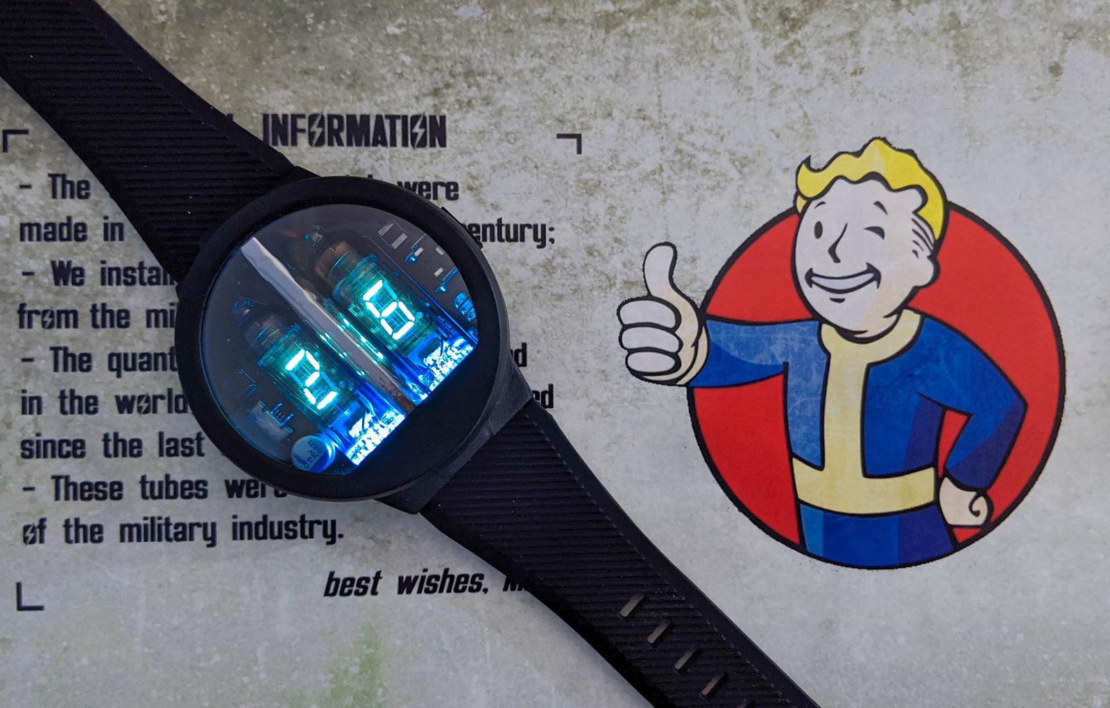 Nixie Tube Watch 'Micro VFD' - NixoidStore