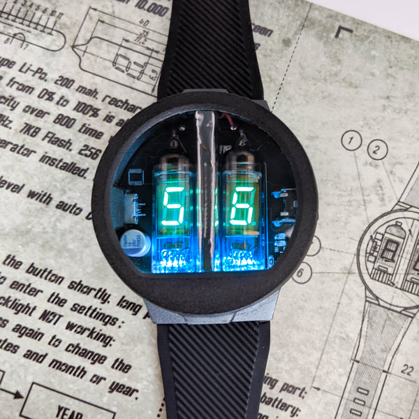 EUNEWR LED Nixie Tube Clock,Orologio Tubo Digitale Con Calendario - Foto 7